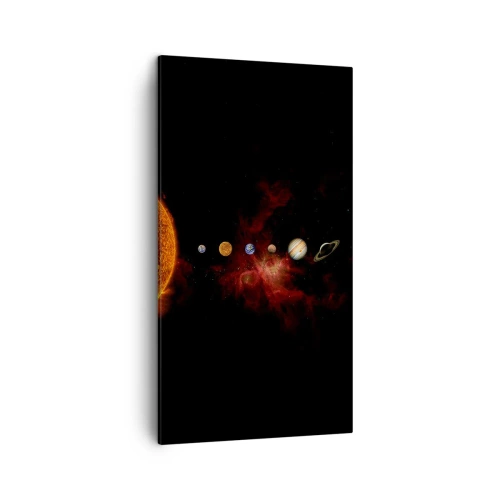Bild auf Leinwand - Leinwandbild - Unsere Nachbarschaft - 45x80 cm