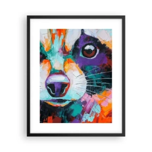 Poster in einem schwarzem Rahmen - Nur gute Emotionen - 40x50 cm