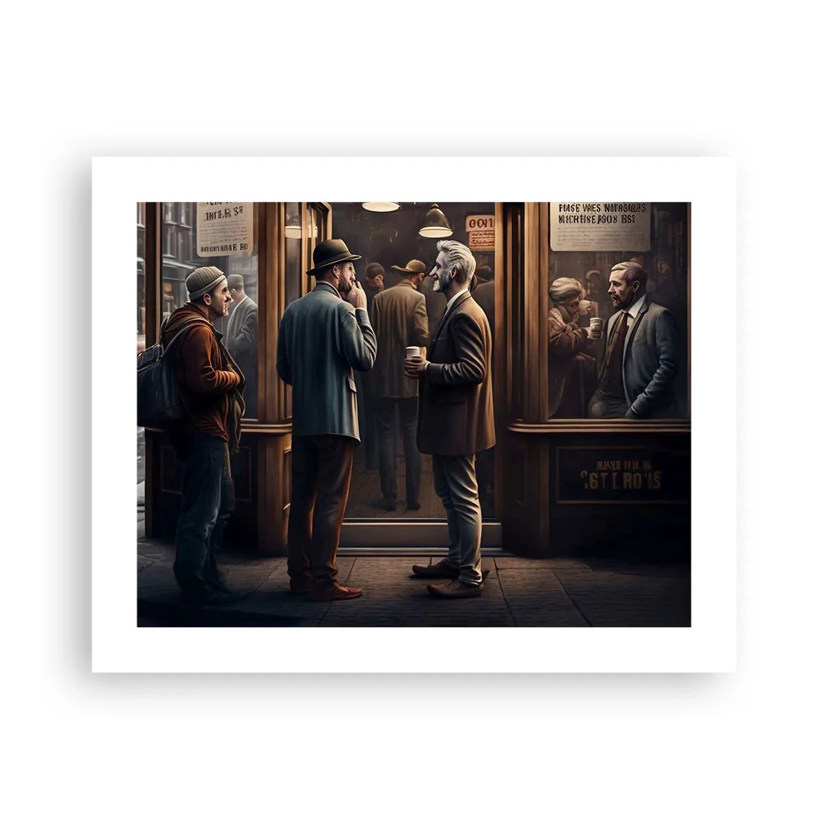 Poster - Gute Zeit des Tages - 50x40 cm