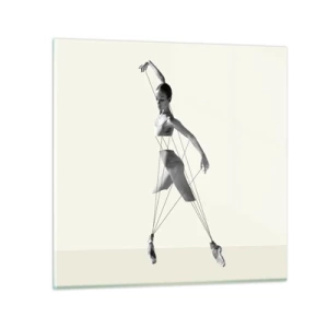 Glasbild - Bild auf glas - Im Theater der Welt - 60x60 cm