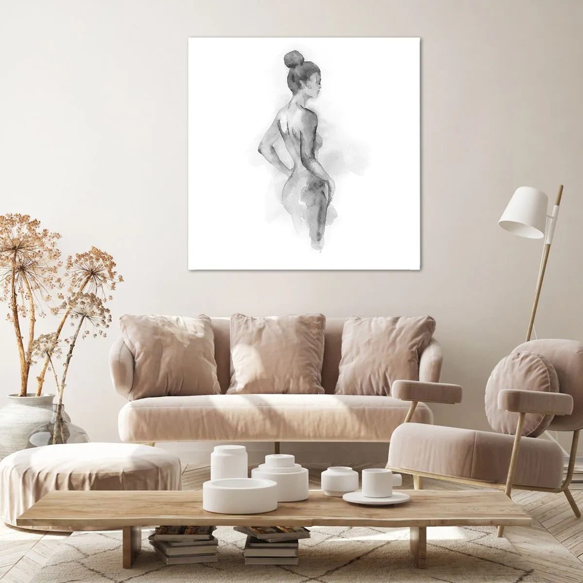 Bild auf Leinwand - Leinwandbild - Schön wie ein Gemälde - 50x50 cm