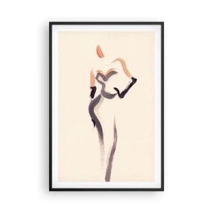Poster in einem schwarzem Rahmen - Aus den goldenen Jahren Hollywoods - 61x91 cm