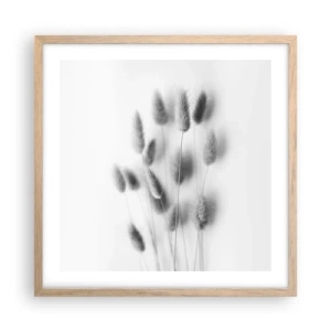 Poster in einem Rahmen aus heller Eiche - Eure flauschige Grashoheit - 50x50 cm