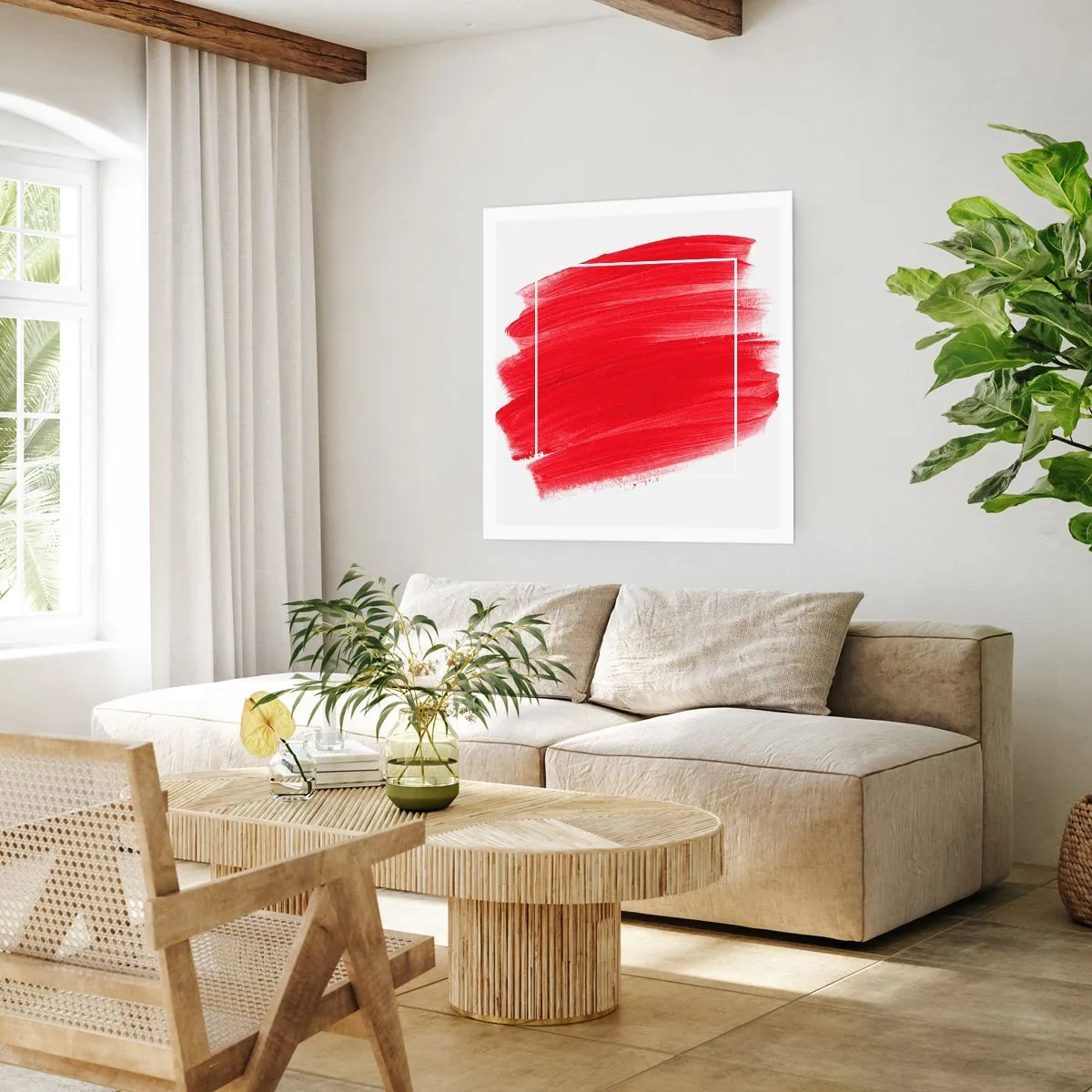 Poster - Aus dem Rahmen - 30x30 cm