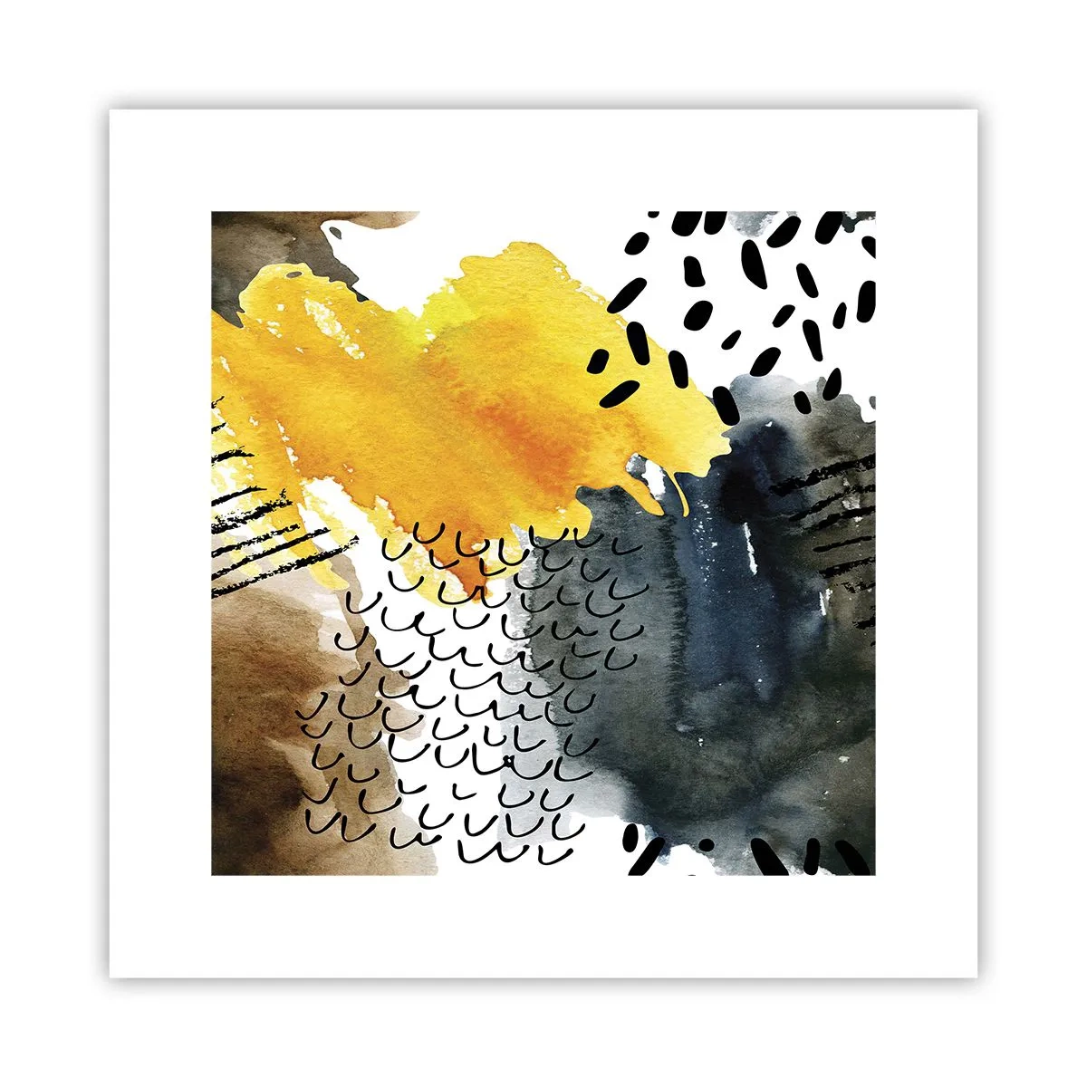 Poster - Ein Treffen der Elemente der Natur - 30x30 cm