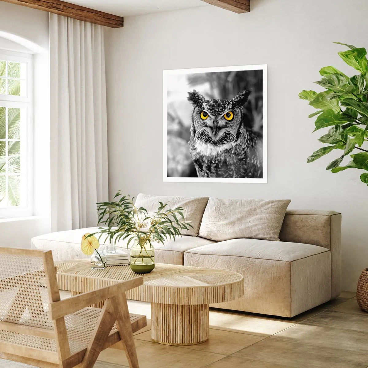 Poster - Nichts wird sich verstecken - 50x50 cm