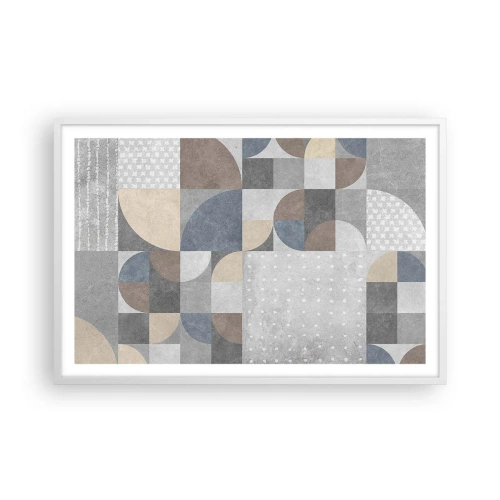 Poster in einem weißen Rahmen - Keramische Fantasie - 91x61 cm