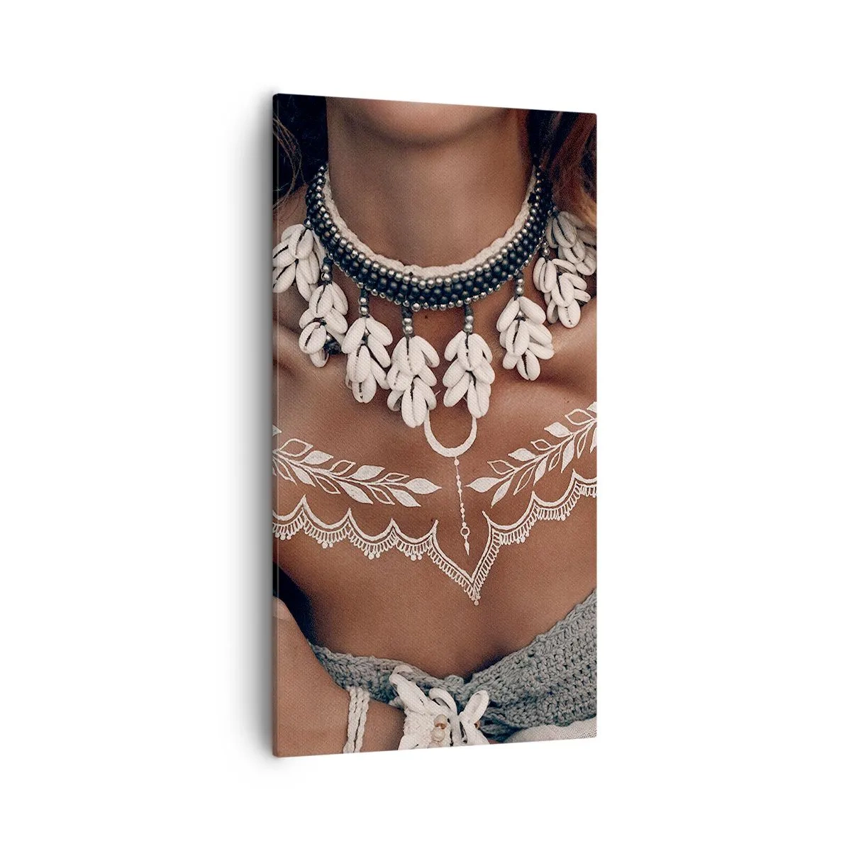 Bild auf Leinwand - Leinwandbild - Talismane, Rituale der Weiblichkeit - 55x100 cm