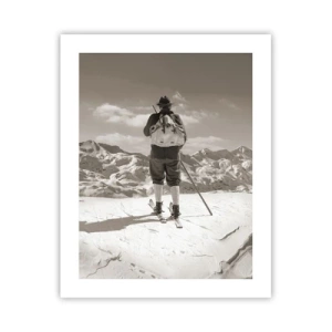 Poster - Und die Berge bleiben unverändert - 40x50 cm