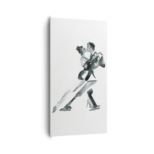 Bild auf Leinwand - Leinwandbild - In einem Schlag - 65x120 cm