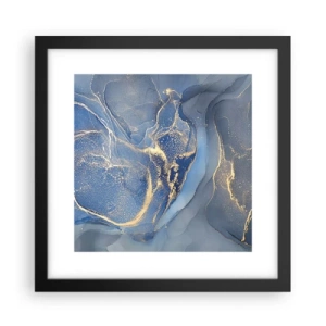 Poster in einem schwarzem Rahmen - Goldstaub - 30x30 cm