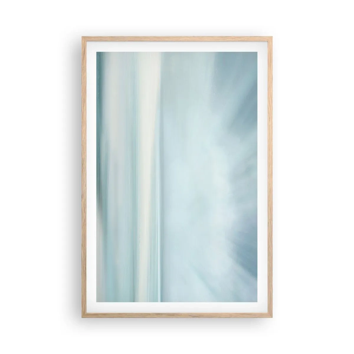 Poster in einem Rahmen aus heller Eiche - Frieden bis zum Horizont - 61x91 cm