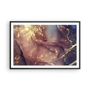 Poster in einem schwarzem Rahmen - Materie und Geist - 91x61 cm