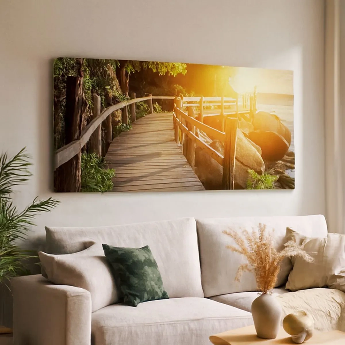 Bild auf Leinwand - Leinwandbild - Noch eine Wendung, ein weiteres Wunder - 100x40 cm