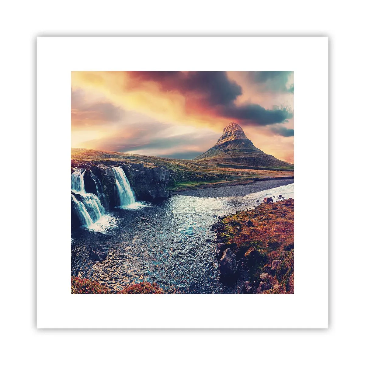 Poster - In der Majestät der Natur - 30x30 cm