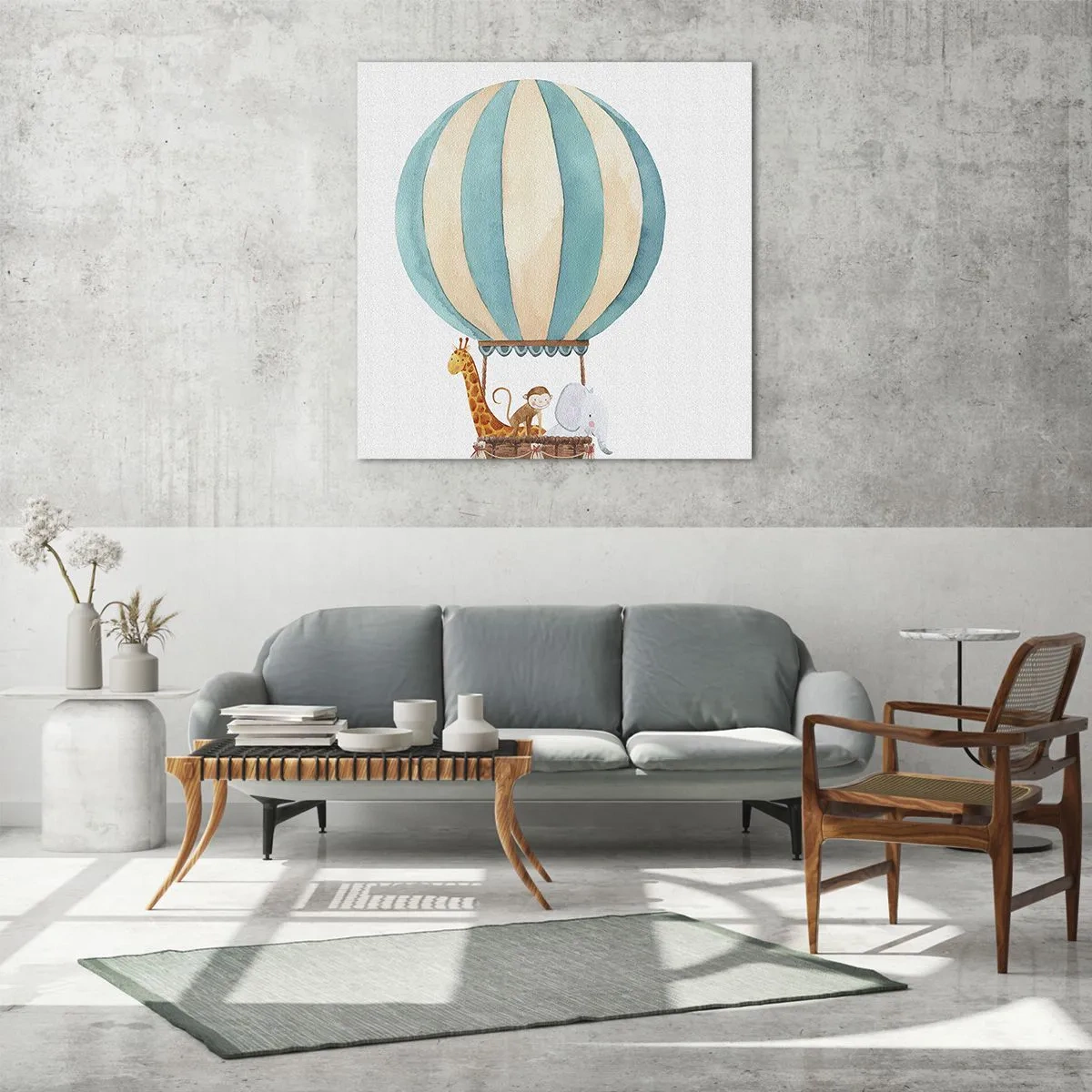 Glasbild - Bild auf glas - Fantastische Reise - 30x30 cm