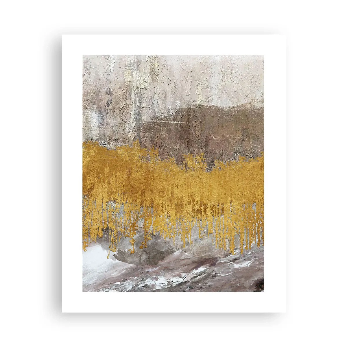 Poster - Goldene Explosion - 40x50 cm