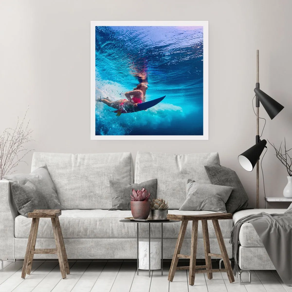 Poster - Tiefe der Freude - 30x30 cm