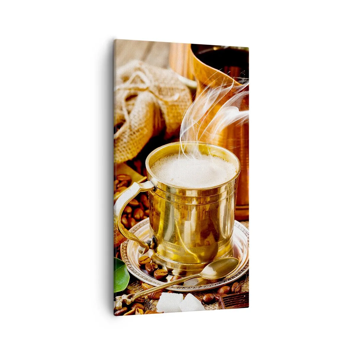 Bild auf Leinwand - Leinwandbild - Schönen Tag noch! - 55x100 cm