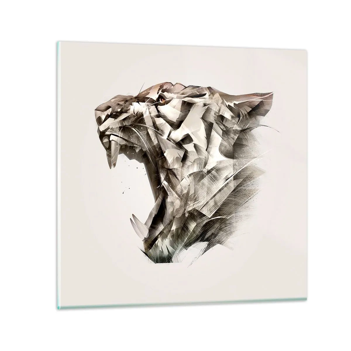 Glasbild - Bild auf glas - Du weißt schon wer das Sagen hat - 70x70 cm