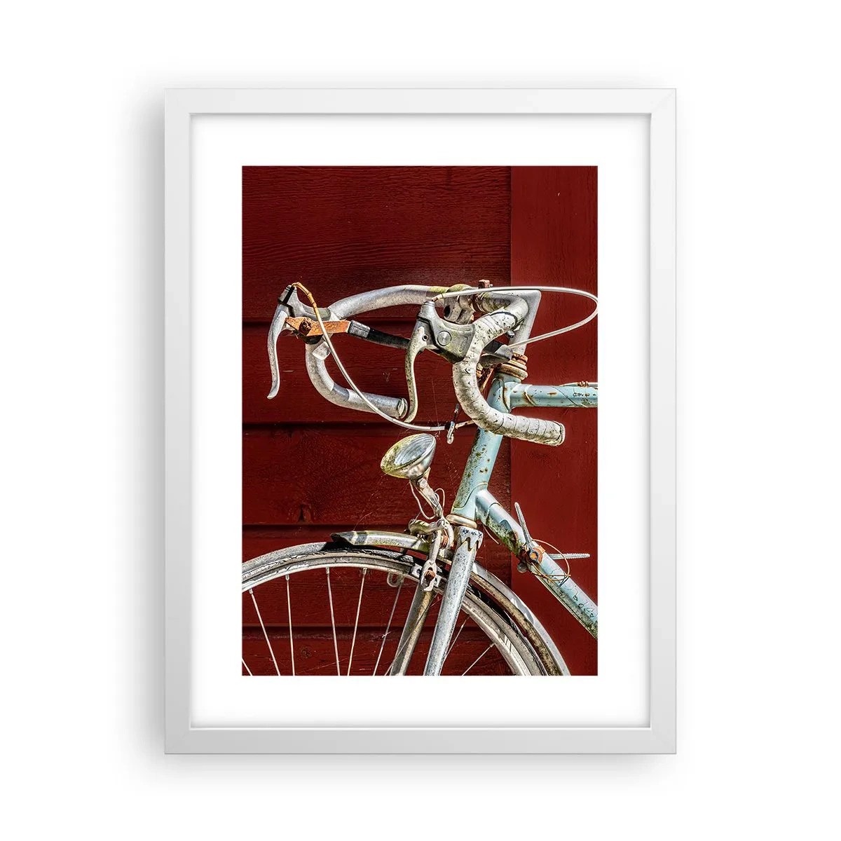 Poster in einem weißen Rahmen - Geschaffen um zu siegen - 30x40 cm