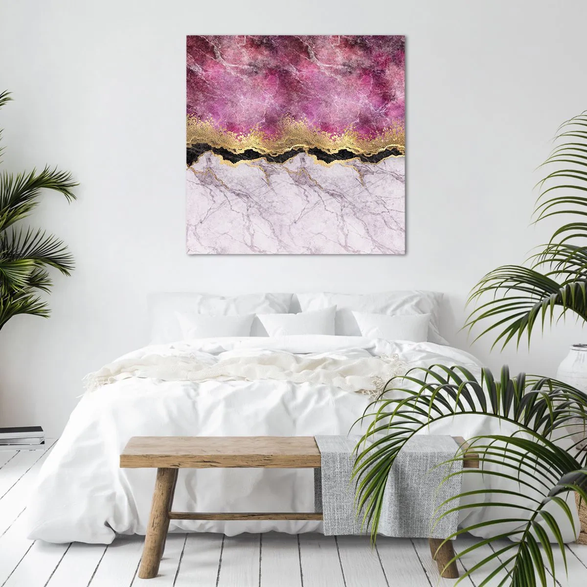 Bild auf Leinwand - Leinwandbild - An der Grenze - 50x50 cm