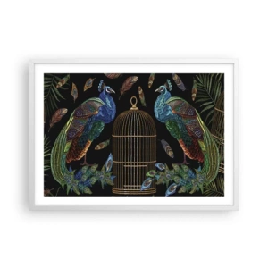 Poster in einem weißen Rahmen - In königlichen Gewändern - 70x50 cm