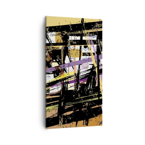 Bild auf Leinwand - Leinwandbild - Ein scharfer Schnitt - 45x80 cm