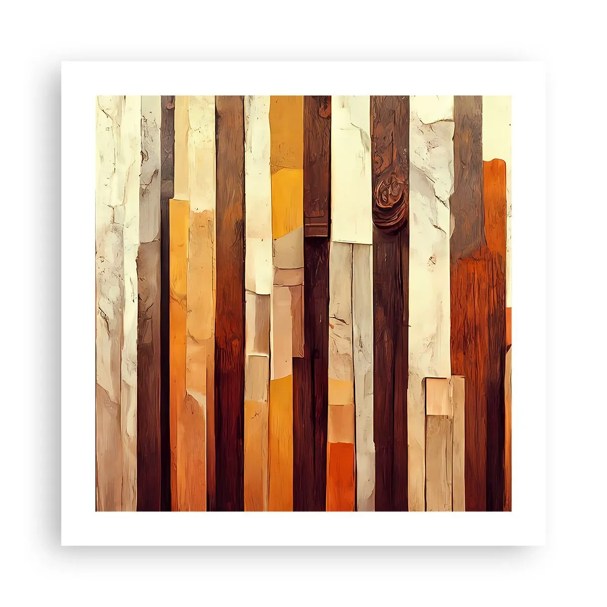 Poster - Hymne der Waldbäume - 50x50 cm