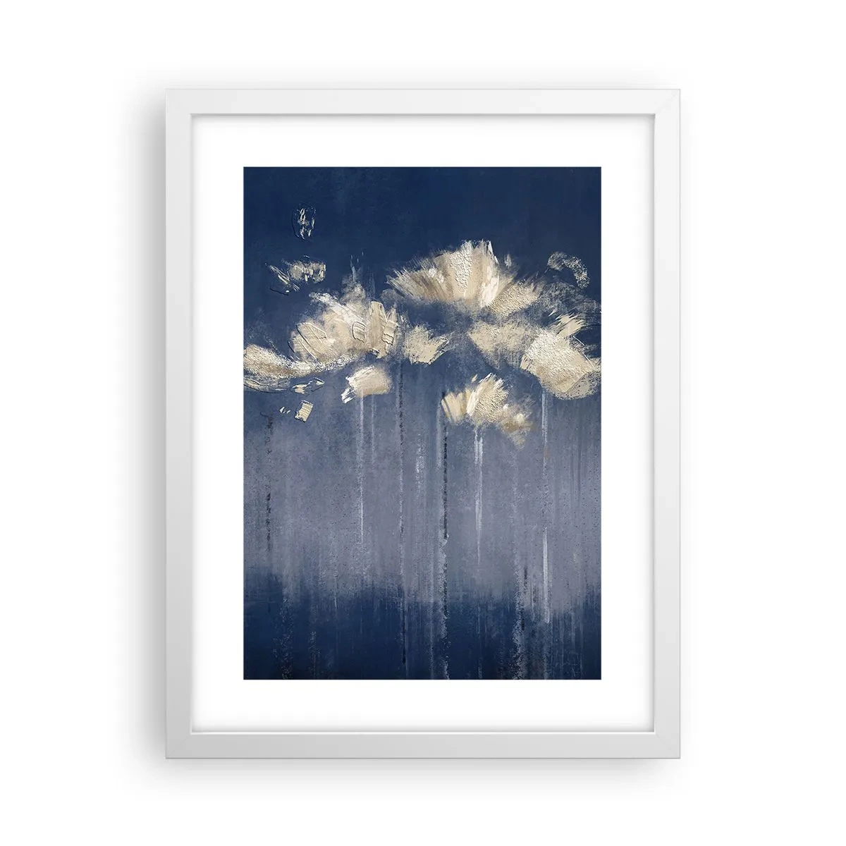Poster in einem weißen Rahmen - Wie Blütenblätter im Wind - 30x40 cm