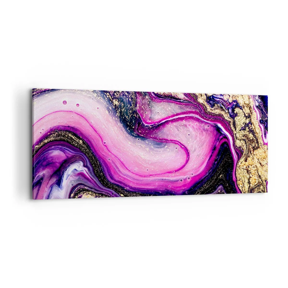 Bild auf Leinwand - Leinwandbild - Ein Moment hinter den Kulissen - 100x40 cm