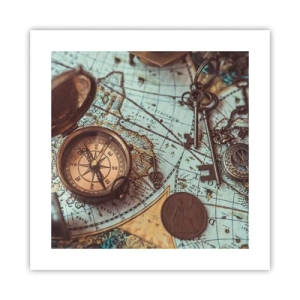 Poster - Für den Abenteurer - 40x40 cm