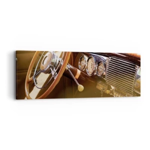 Bild auf Leinwand - Leinwandbild - Ein Hauch von Luxus aus der Vergangenheit - 90x30 cm