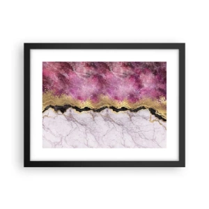 Poster in einem schwarzem Rahmen - An der Grenze - 40x30 cm