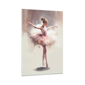 Glasbild - Bild auf glas - Wie ein junger Vogel - 70x100 cm