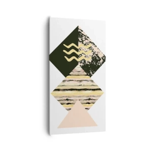 Bild auf Leinwand - Leinwandbild - Es ist nicht so einfach - 65x120 cm