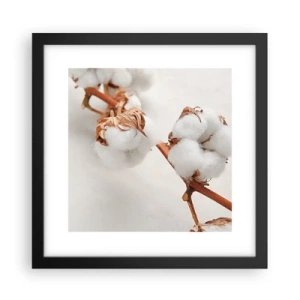 Poster in einem schwarzem Rahmen - Nur umarmen - 30x30 cm