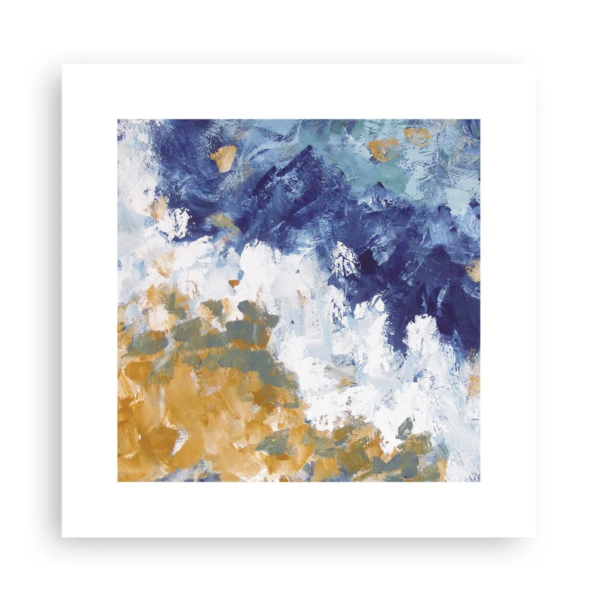Poster - Tanz der Naturelemente - 30x30 cm