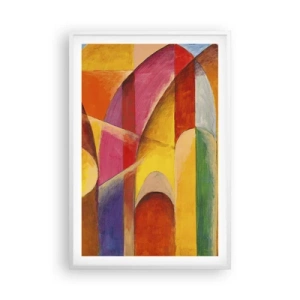 Poster in einem weißen Rahmen - Kathedrale der Sonne - 61x91 cm
