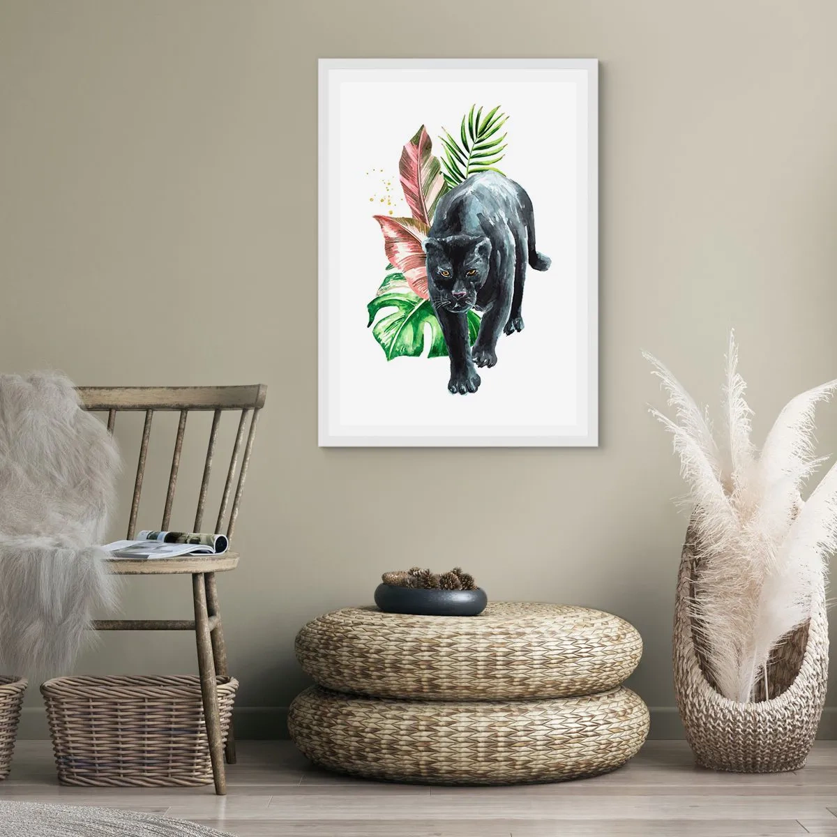 Poster in einem weißen Rahmen - Wildheit des Herzens - 30x40 cm