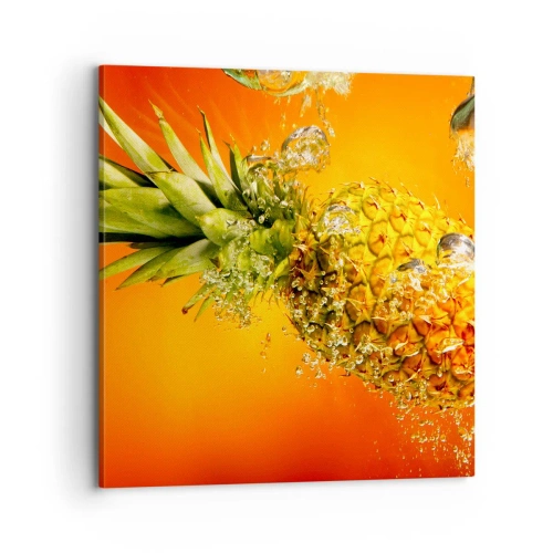 Bild auf Leinwand - Leinwandbild - Tropisch saftige Frische - 70x70 cm