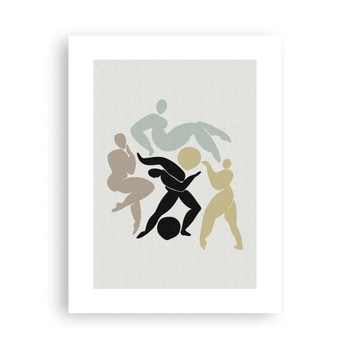 Poster - Bewegung für Gesundheit und Schönheit - 30x40 cm