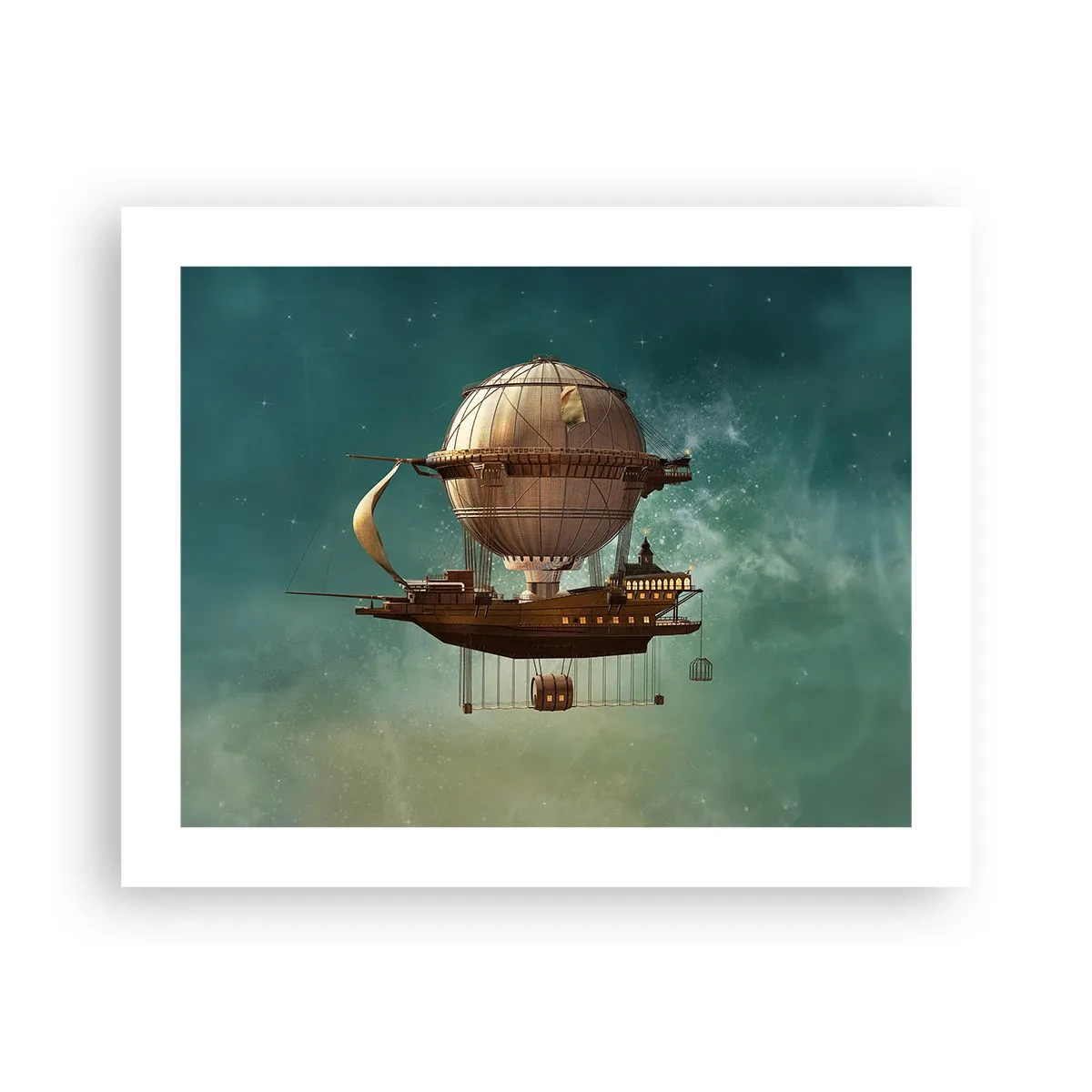 Poster - Jules Verne sagt Hallo - 50x40 cm