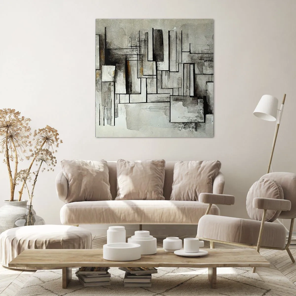 Bild auf Leinwand - Leinwandbild - Kraft der Einfachheit - 60x60 cm