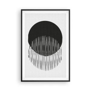 Poster in einem schwarzem Rahmen - Sein Alter Ego - 61x91 cm