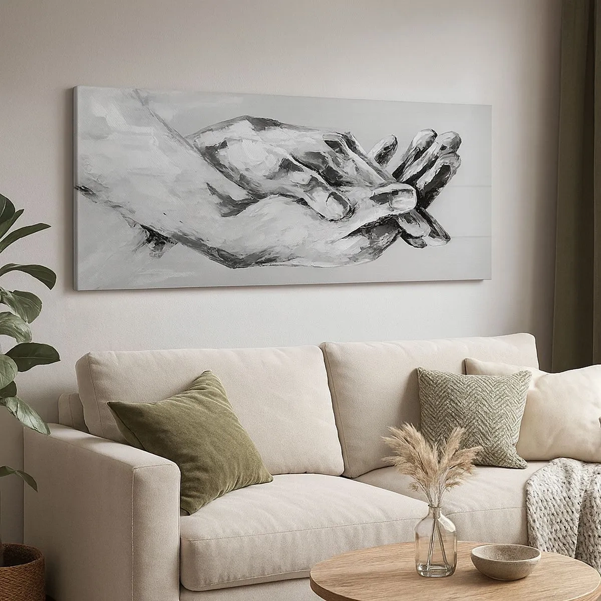 Bild auf Leinwand - Leinwandbild - Anfang… - 100x40 cm