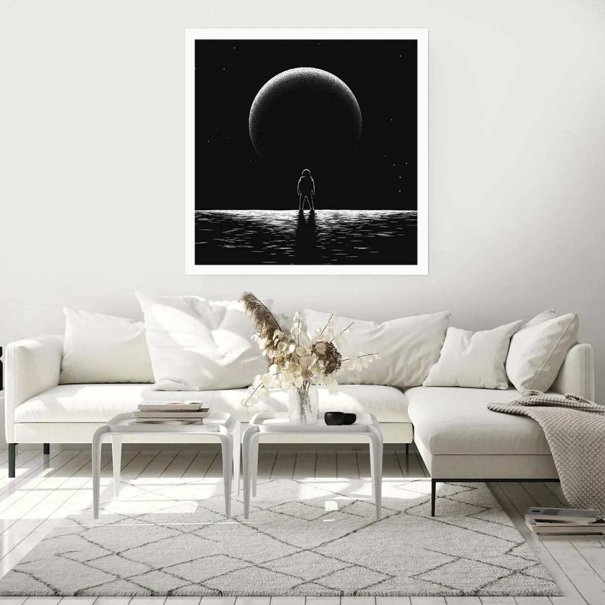 Poster - Angesicht zu Angesicht - 40x40 cm