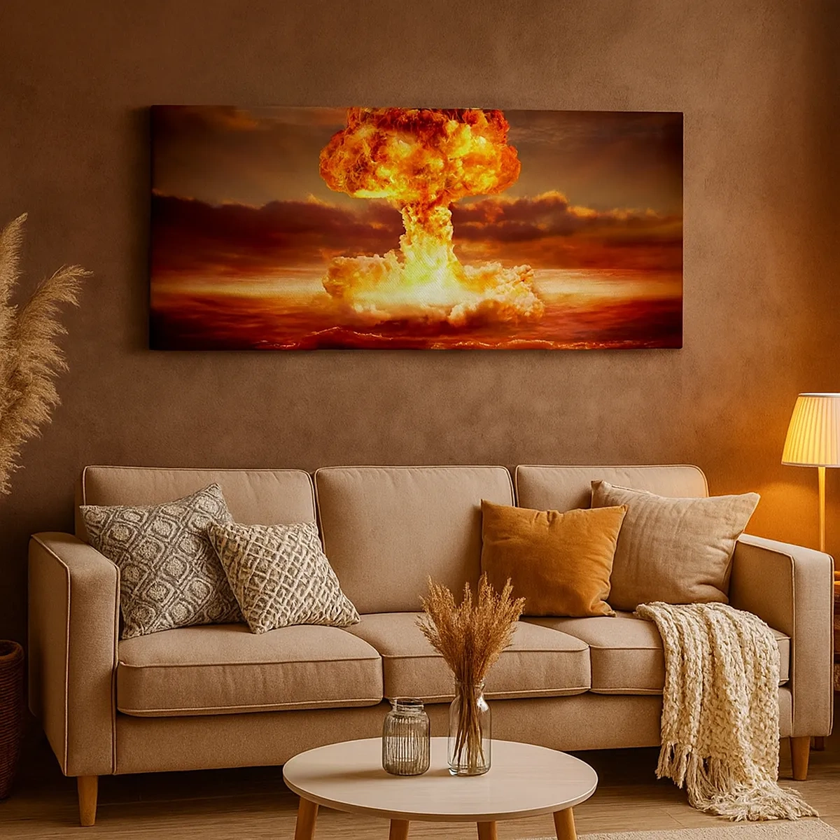 Bild auf Leinwand - Leinwandbild - Und das Ende wird kommen - 30x30 cm