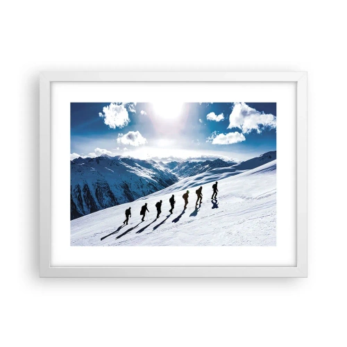 Poster in einem weißen Rahmen - Das Team der Eroberer - 40x30 cm