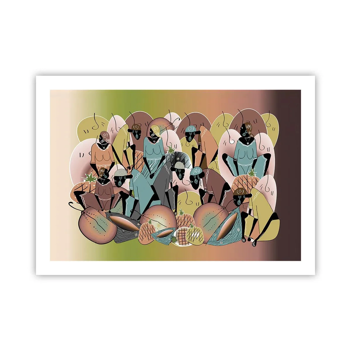 Poster - Ein toller Urlaub steht bevor - 70x50 cm